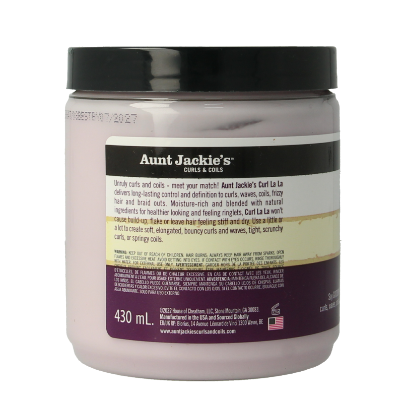 Aunt Jackie's  Curl lala custard 430 Milliliter