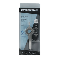 Tweezerman Slant tweezer classic with grip 1 Stuks