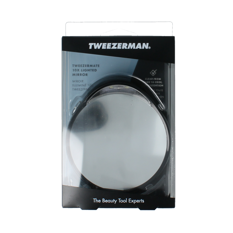 Tweezerman Spiegel met licht vergroot 10x 1 Stuks