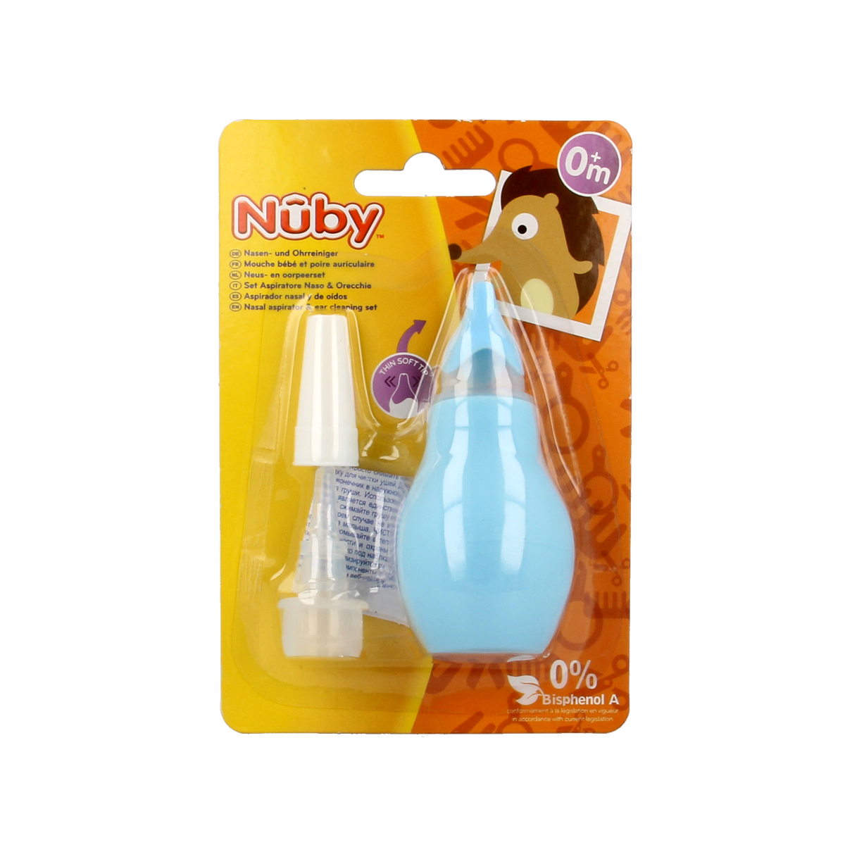 Nuby Neuspeer & oorreiniger 1.00 Stuks