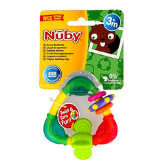 Nuby Bijtfiguur driehoekig hard en zacht  1 Stuks