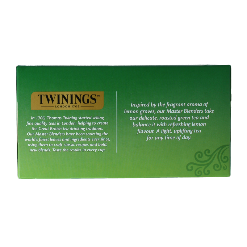 Twinings Green lemon envelop 50 Zakjes