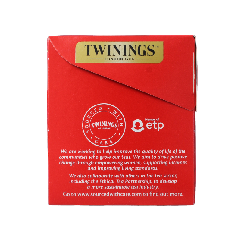 Twinings English breakfast thee envelop zwart 25 Zakjes