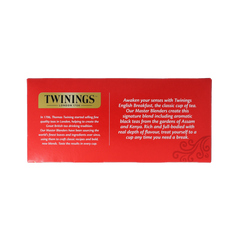 Twinings English breakfast thee envelop zwart 25 Zakjes