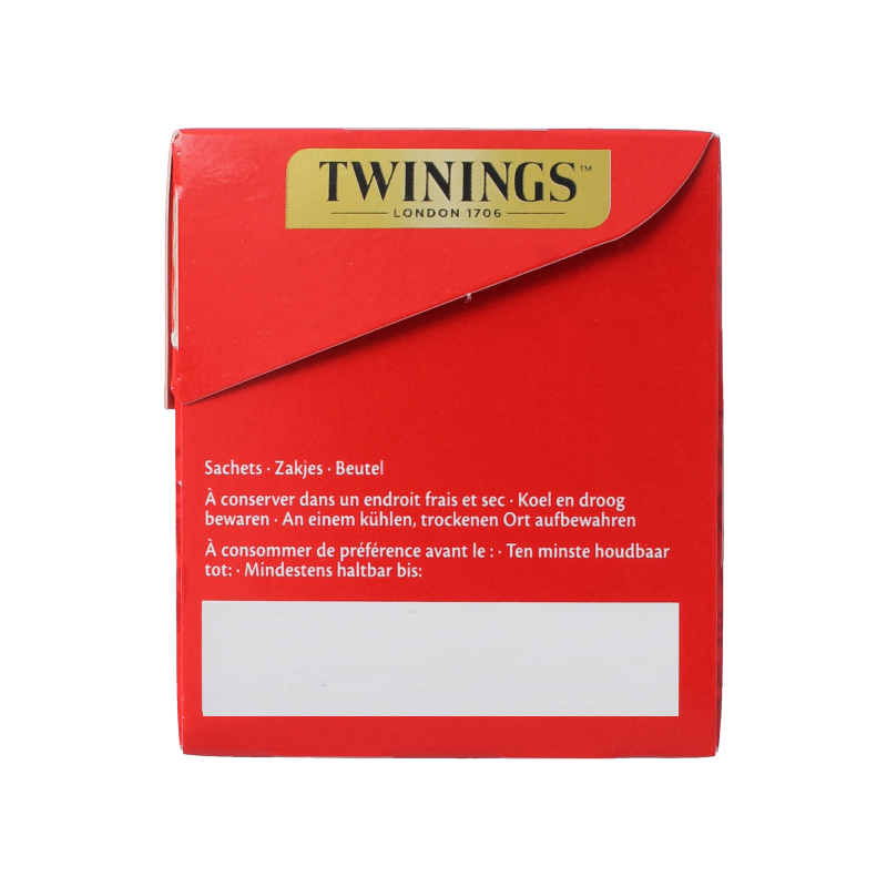 Twinings English breakfast thee envelop zwart 25 Zakjes
