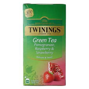 Twinings Der grüne Granatapfel Himbeere Erdbeere 25 Beutel