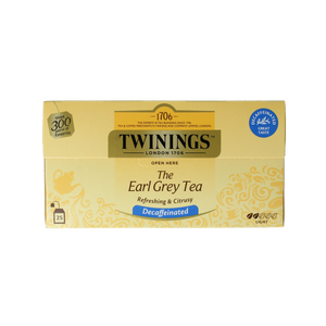 Twinings Earl Grey decaffeinato busta nera 25 sacchetti