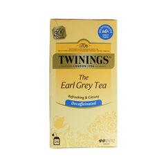 Twinings Earl grey decaf envelop zwart 25 Zakjes