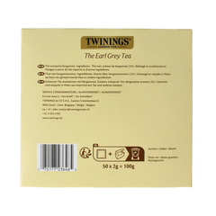 Twinings Earl grey envelop 50.00 Stuks