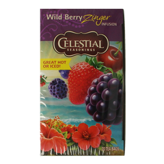 Celestial Season Wild berry zinger herb tea 20 Zakjes