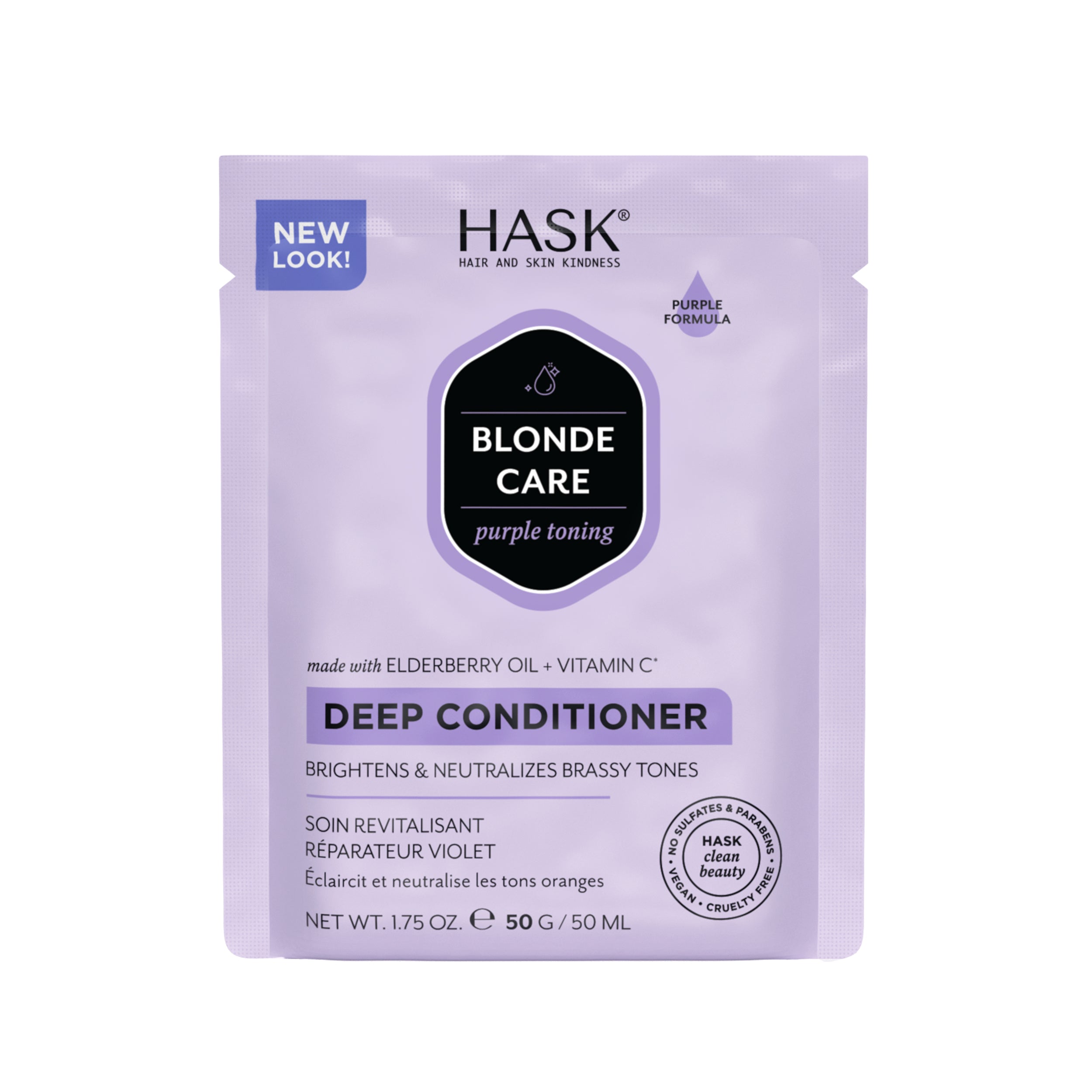 HASK Blonde care conditioner purple deep 50 Gram