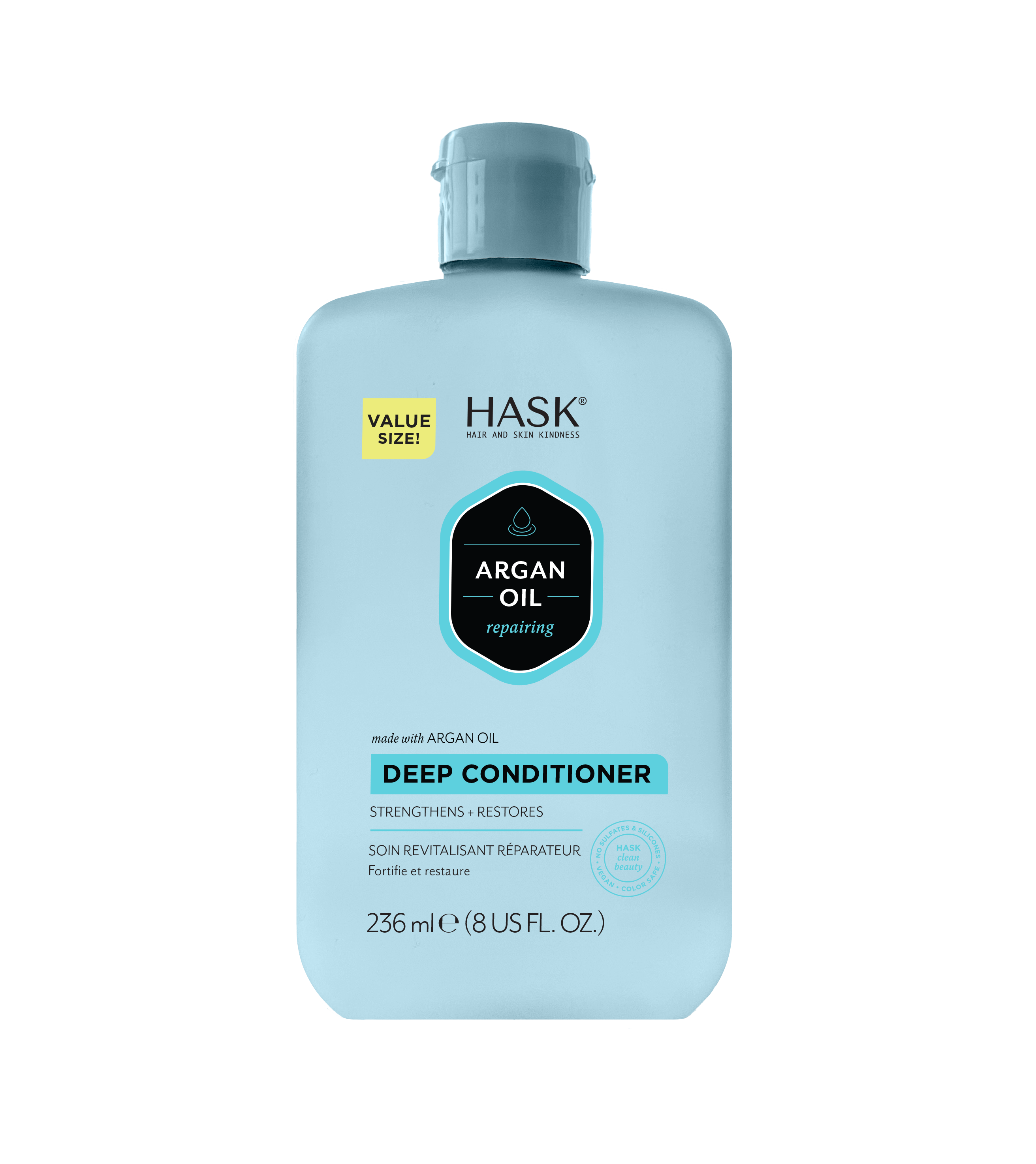 HASK Argan oil repairing deep conditioner 236.00 Milliliter