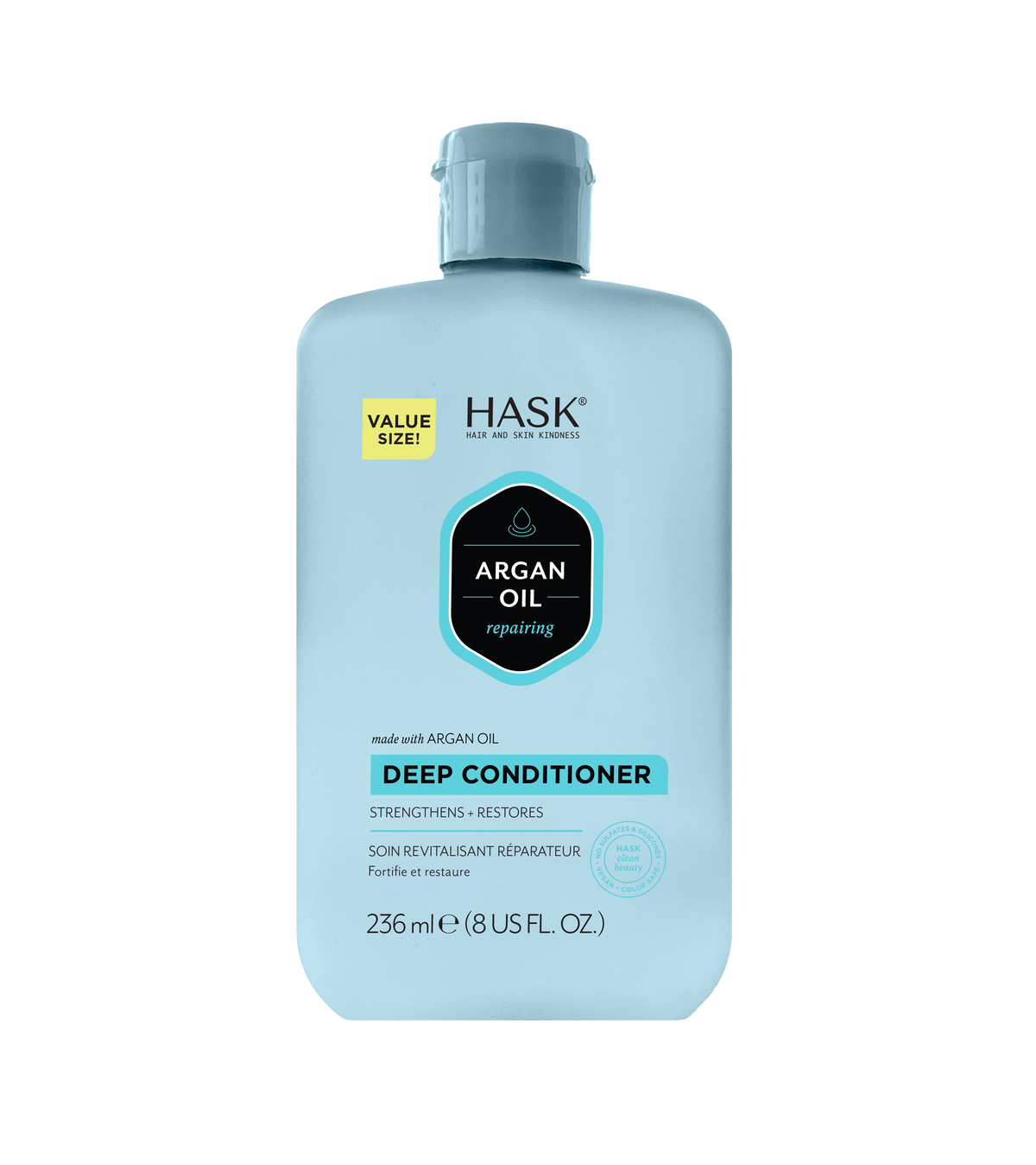 HASK Argan oil repairing deep conditioner 236.00 Milliliter