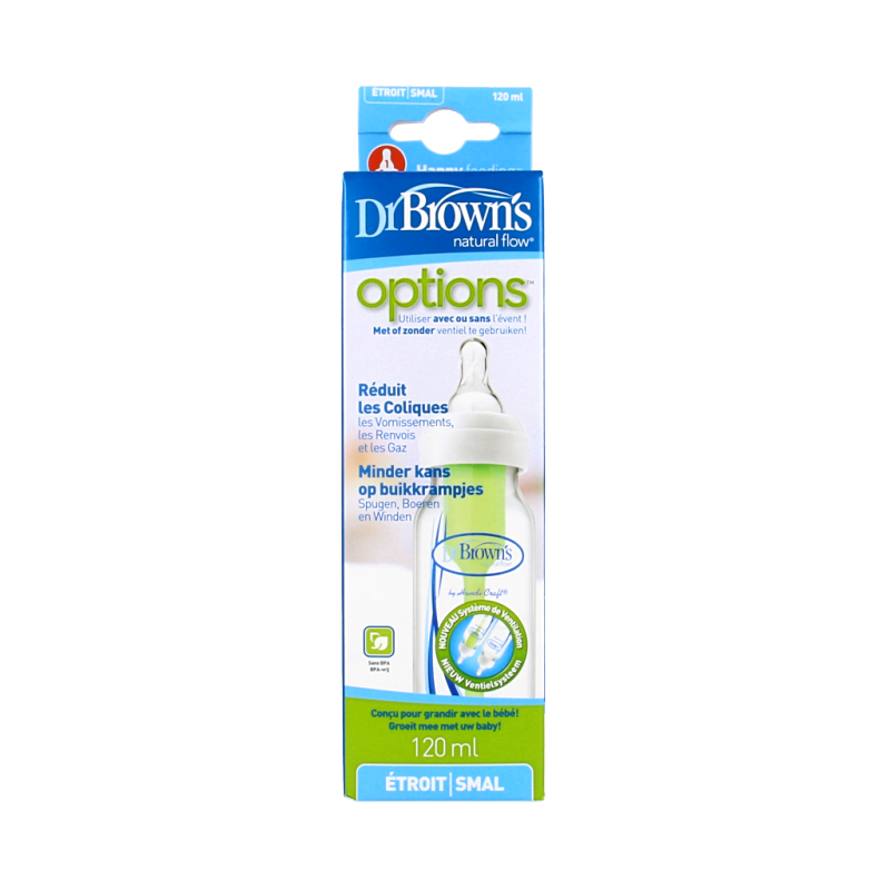 Dr. Brown's Standaardfles 120ml BPA-vrij 1 Stuks