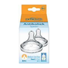 Dr. Brown's Options+ speen fase 4 brede halsfles 2 Stuks
