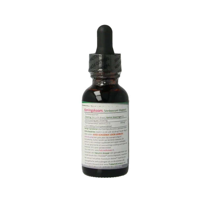 Natures Answer Mullein verbascum thapsus extract alcoholvrij 30 Milliliter