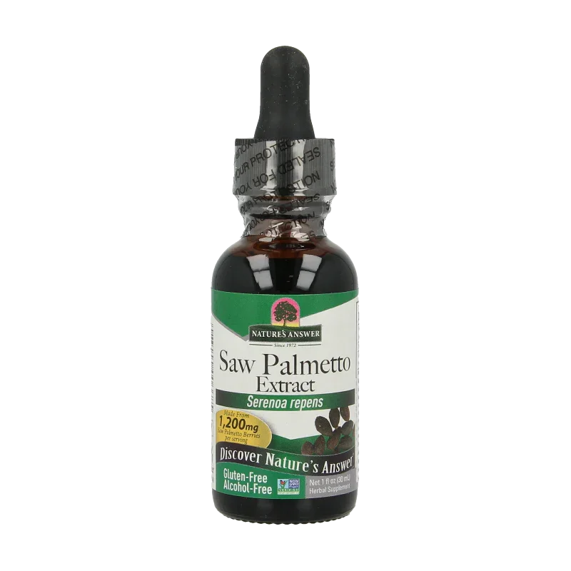 Natures Answer Saw Palmetto extract alcoholvrij 30 Milliliter