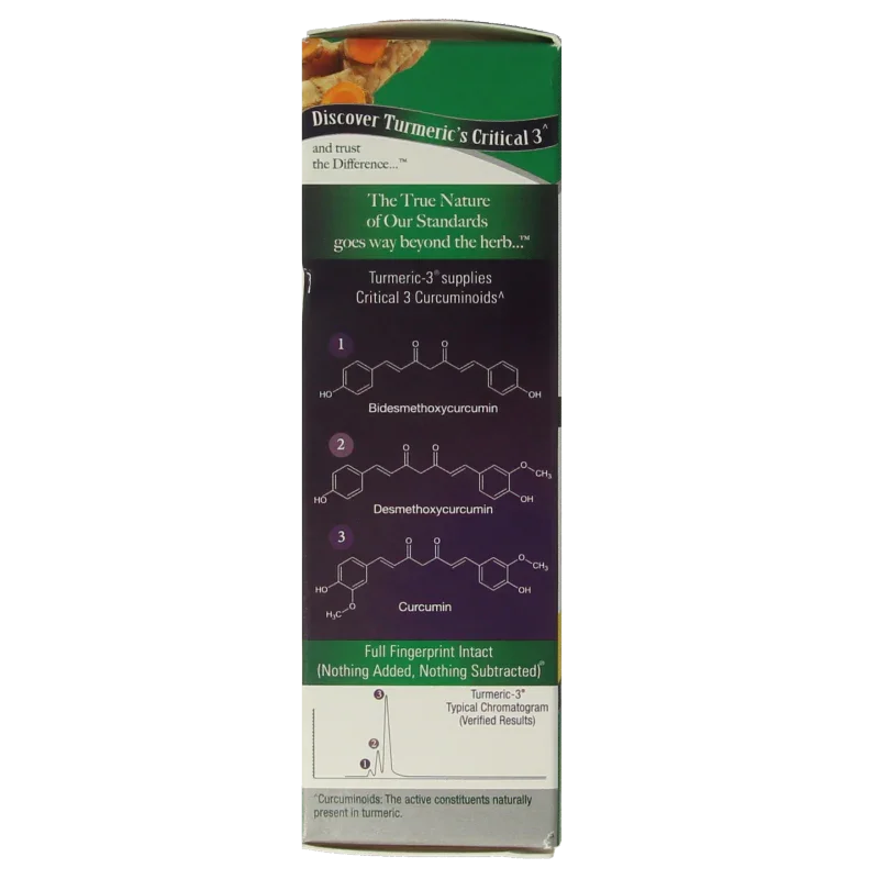 Natures Answer Turmeric-3 Curcuma extract alcoholvrij 30 Milliliter
