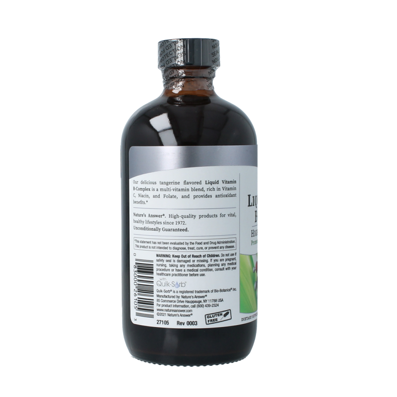 Natures Answer Vloeibaar Vitamine B-complex - Liquid Vitamin B 240 Milliliter