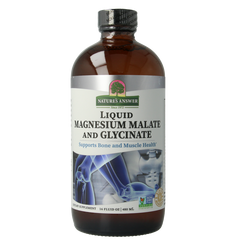 Natures Answer Vloeibaar magnesium malaat & bisglycinaat 480 Milliliter
