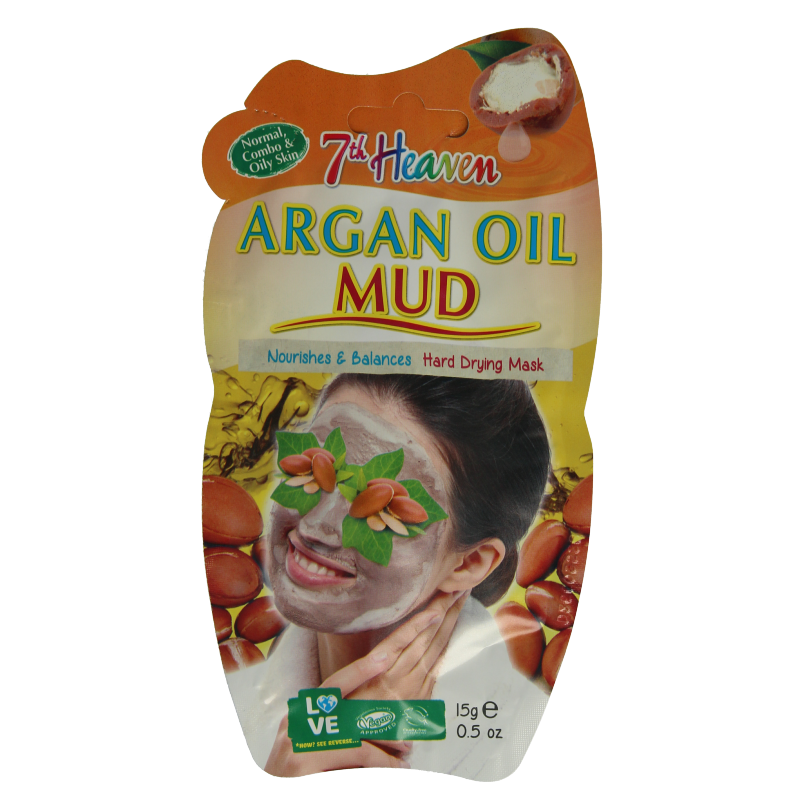 Montagne 7th Heaven gezichtsmasker argan oil mud 15 Gram