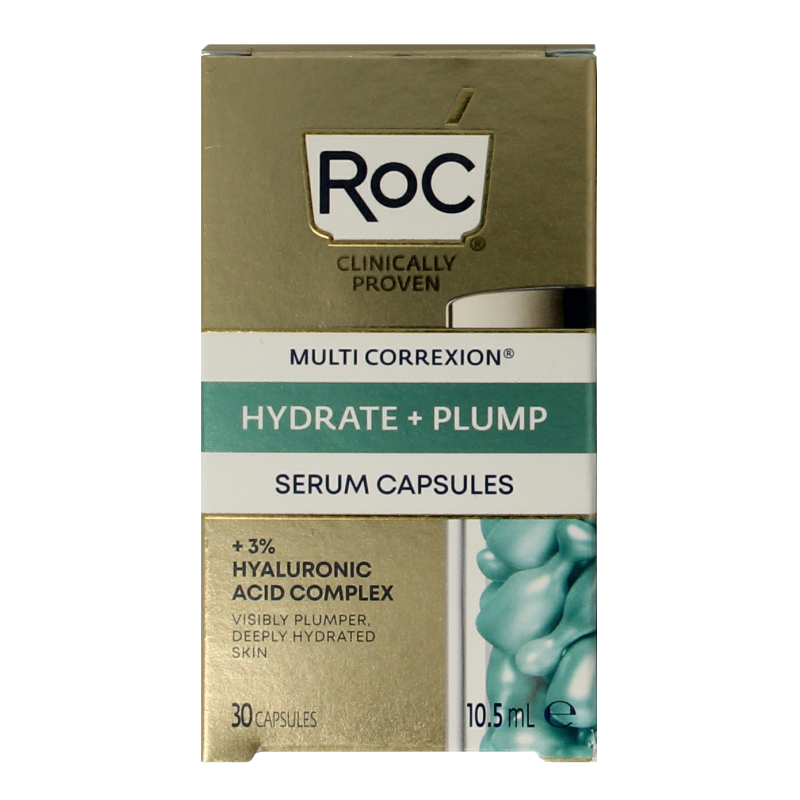 ROC Multi correxion hydrate+plump serum capsules 30 Stuks