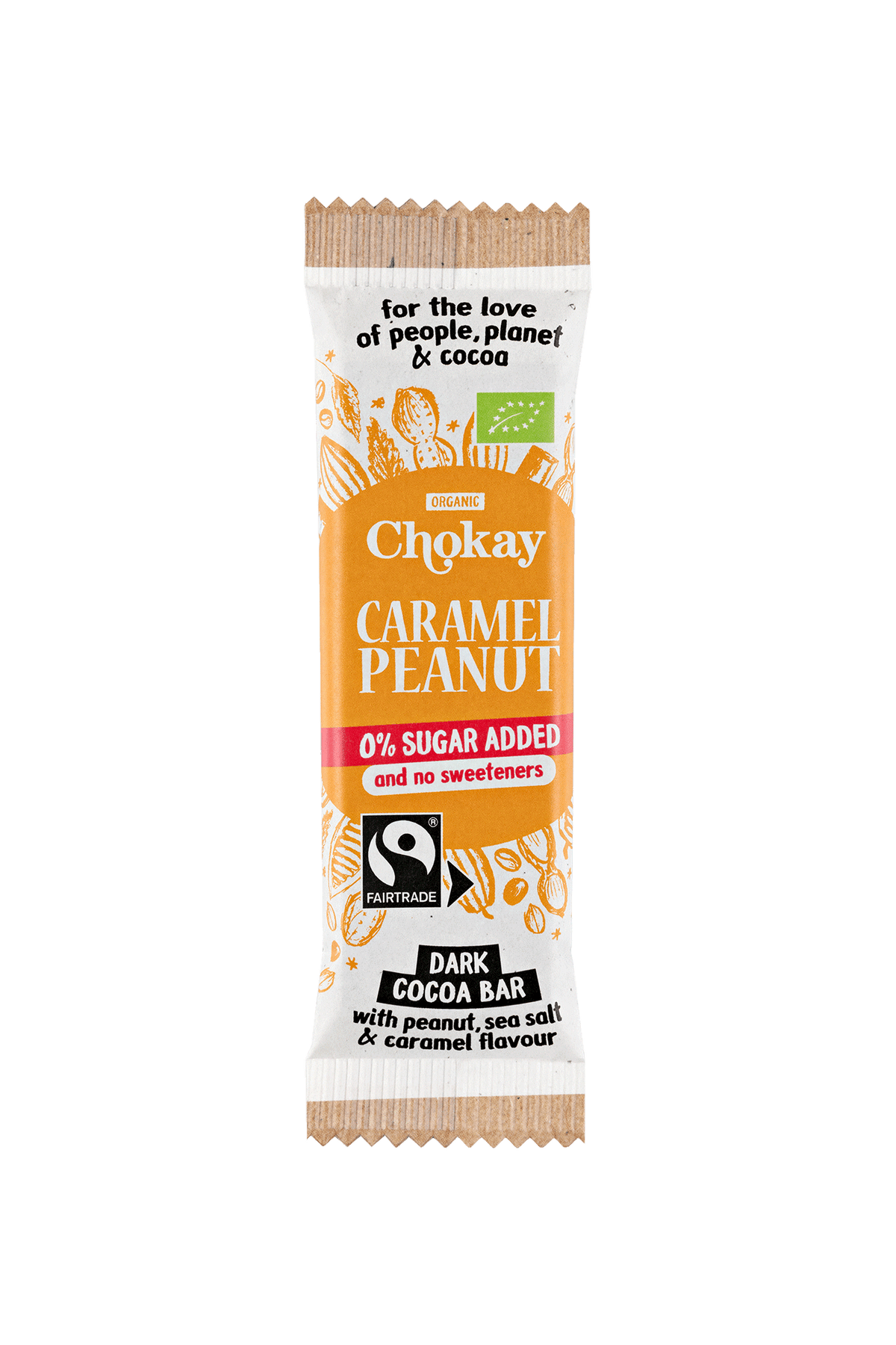 Chokay BIO Snack Bar Dark Caramel Peanut 30.00 Gram