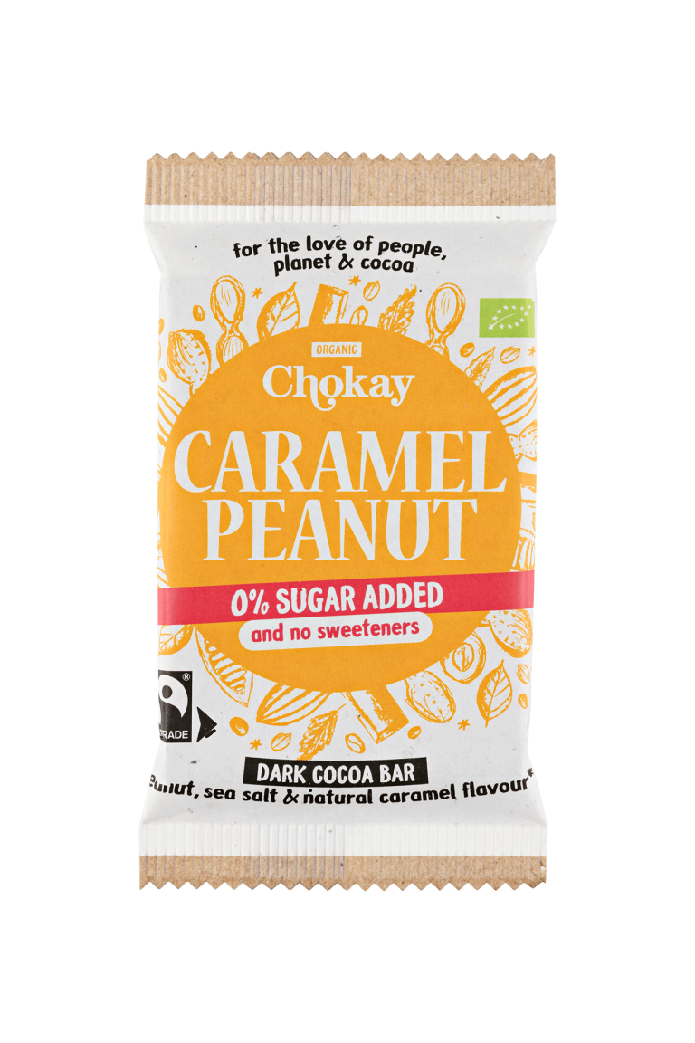 Chokay BIO Bar Dark Caramel Peanut 70.00 Gram