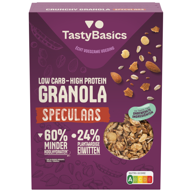 TastyBasics Granola speculaas 6.00 Stuks