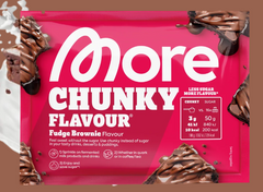 More Nutrition Chunky Flavour Fudge Brownie – 90 g 90.00 Gram