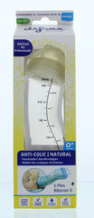 Difrax S-Fles natural creme 250ml 1 Stuks