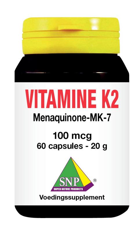 SNP Vitamine K2 mena Q7 100mcg 60.00 Capsules