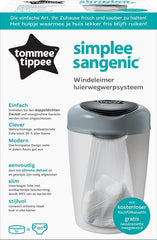 Tommee Tippee Simplee sangenic tub grey 1.00 Stuks