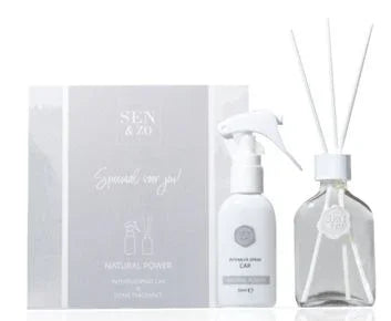 Sen&zo Cadeauset nat power homefragrance & carspray  1 Set