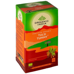 Organic India Tulsi tummy thee bio 25 Zakjes