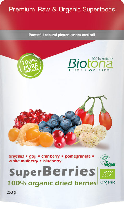 Biotona Superberries organic dried berries bio 250 Gram