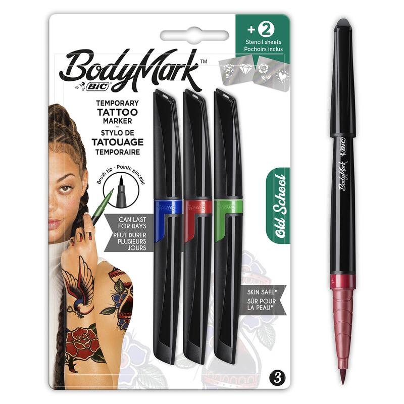 BIC Tattoo marker old 3+2 1 Set