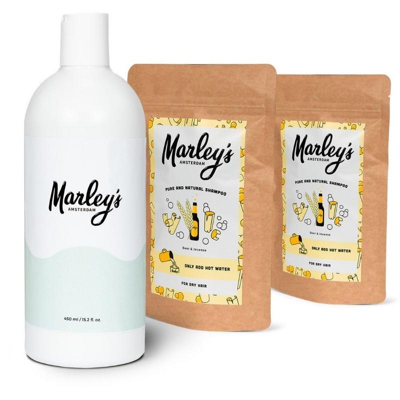 Marley's Amsterdam Pakket 2x bier & wierook shampoo 1 Set