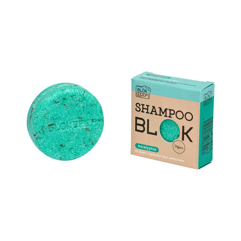Blokzeep Shampoo bar eucalyptus 60 Gram