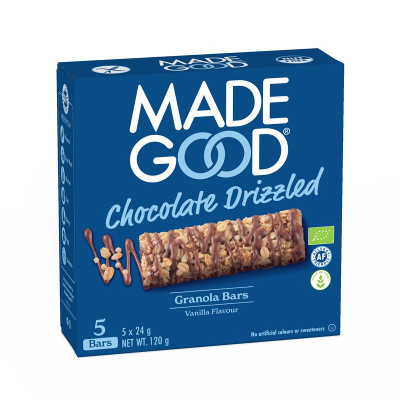 Made Good Granola bar chocolate vanilla bio 5 Stuks