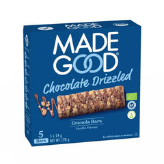 Made Good Granola bar chocolate vanilla bio 5 Stuks