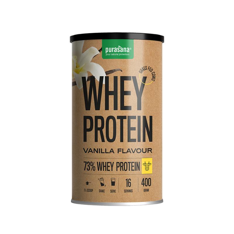 Purasana Whey proteine 73% vanille 400 Gram