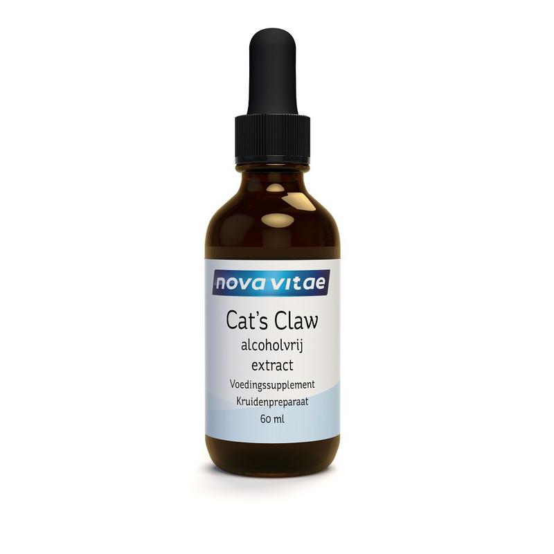 Nova Vitae Cat's claw extract alcoholvrij 60 Milliliter