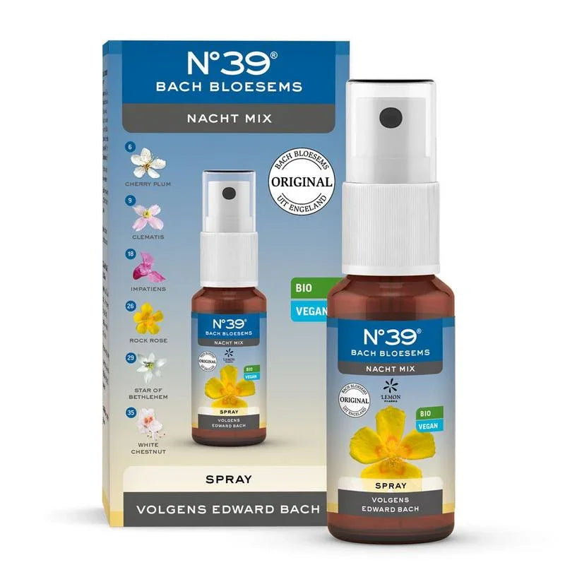 Bach Bloesem Spray nr. 39 nacht bio 20 Milliliter