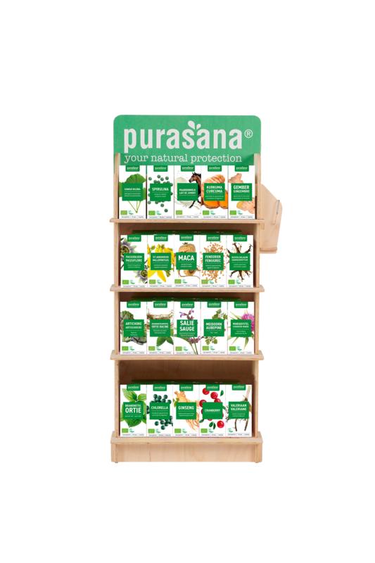Purasana Hout klein capsules gevuld 1 Display