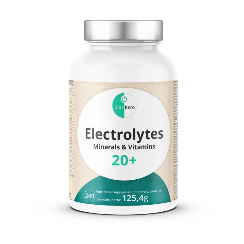 Go-Keto Premium Electrolyten, mineralen, vitaminen 240.00 Capsules