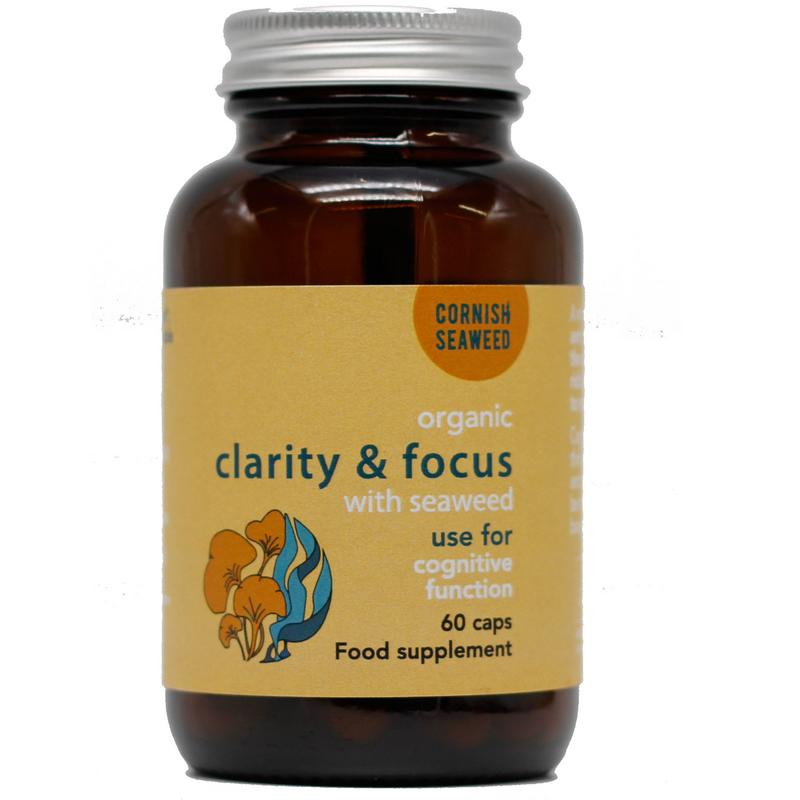 Cornish Seaweed Clarity & focus (ginkgo & kelp) bio 60 Capsules