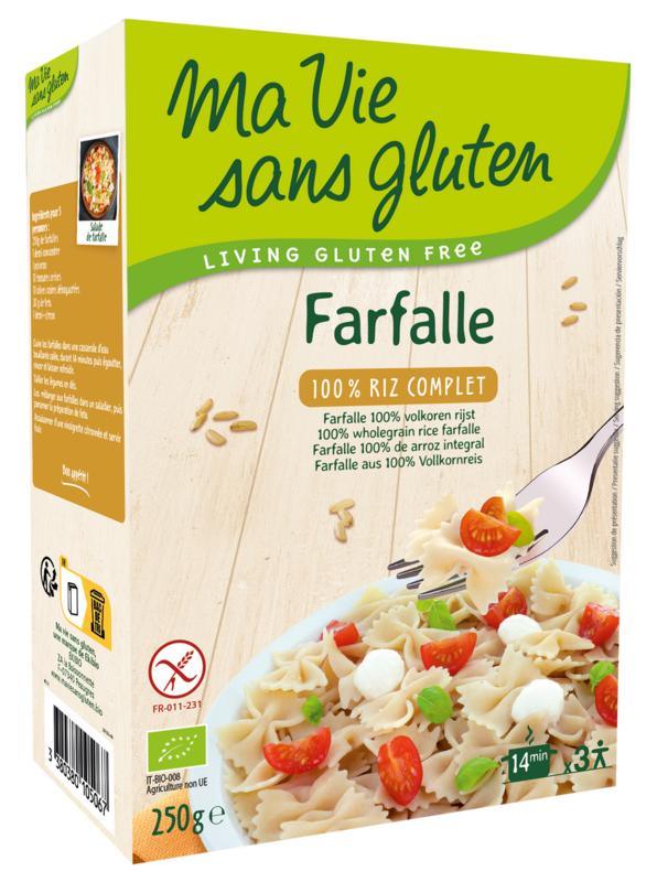 Ma Vie Sans Farfalle volkoren rijst bio 250 Gram