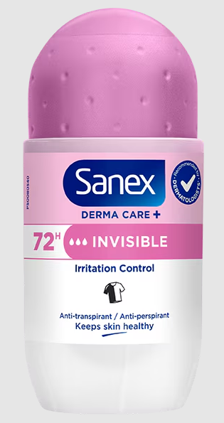 Sanex Deodorant roller dermo invisible 50.00 Milliliter