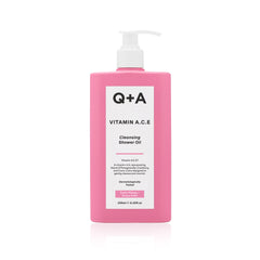 Q+A Showeroil cleansing vitamine A E C 250.00 Milliliter
